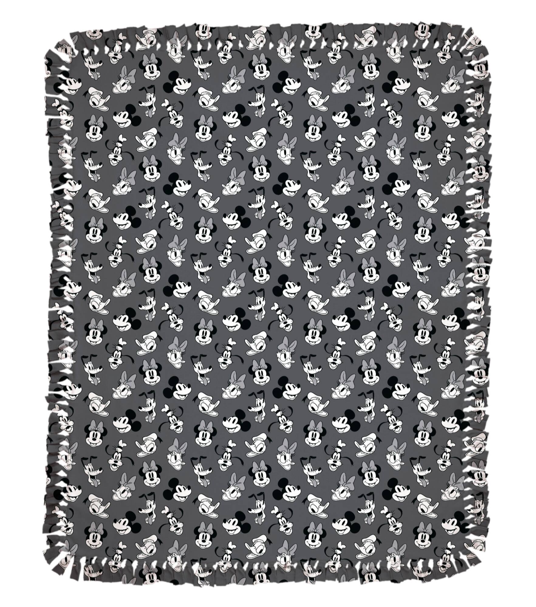 Disney® 72" Mickey & Friends Smile! No Sew Fleece Throw Kit